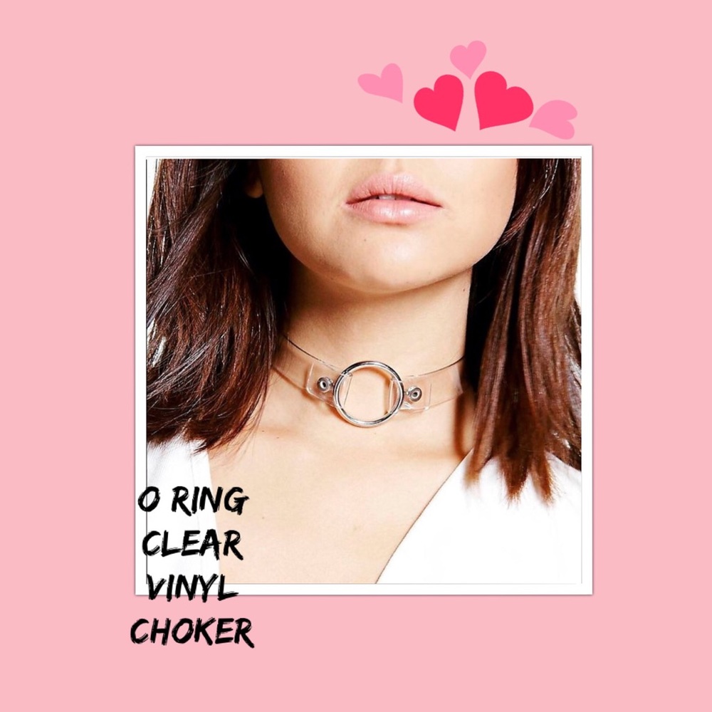 Clear Vinyl O-Ring Choker